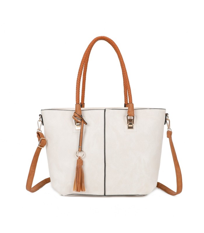 T11747 - Bolso con borla decorativa y apto para llevar en el hombro