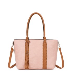 T11748 - Bolso con adorno trenzado y borla