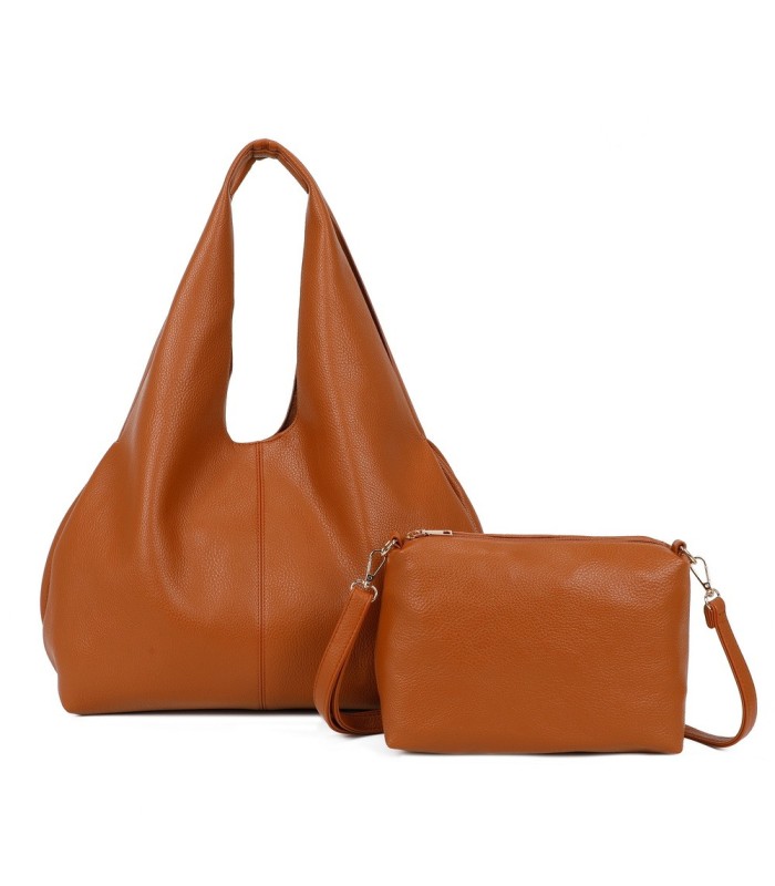 T11755 - Bolso de con neceser y asas grandes