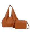 T11755 - Bolso de con neceser y asas grandes