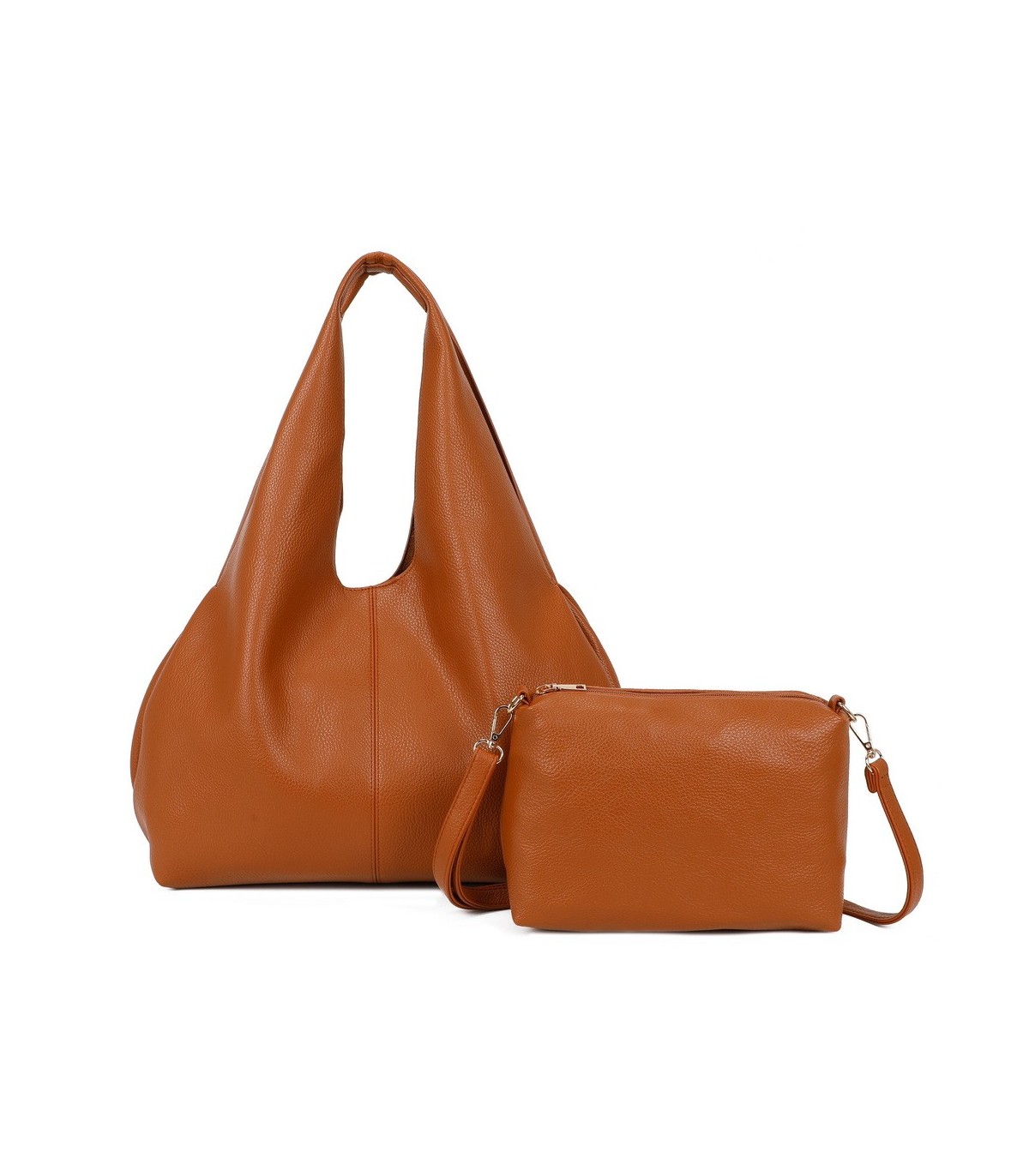 T11755 - Bolso de con neceser y asas grandes