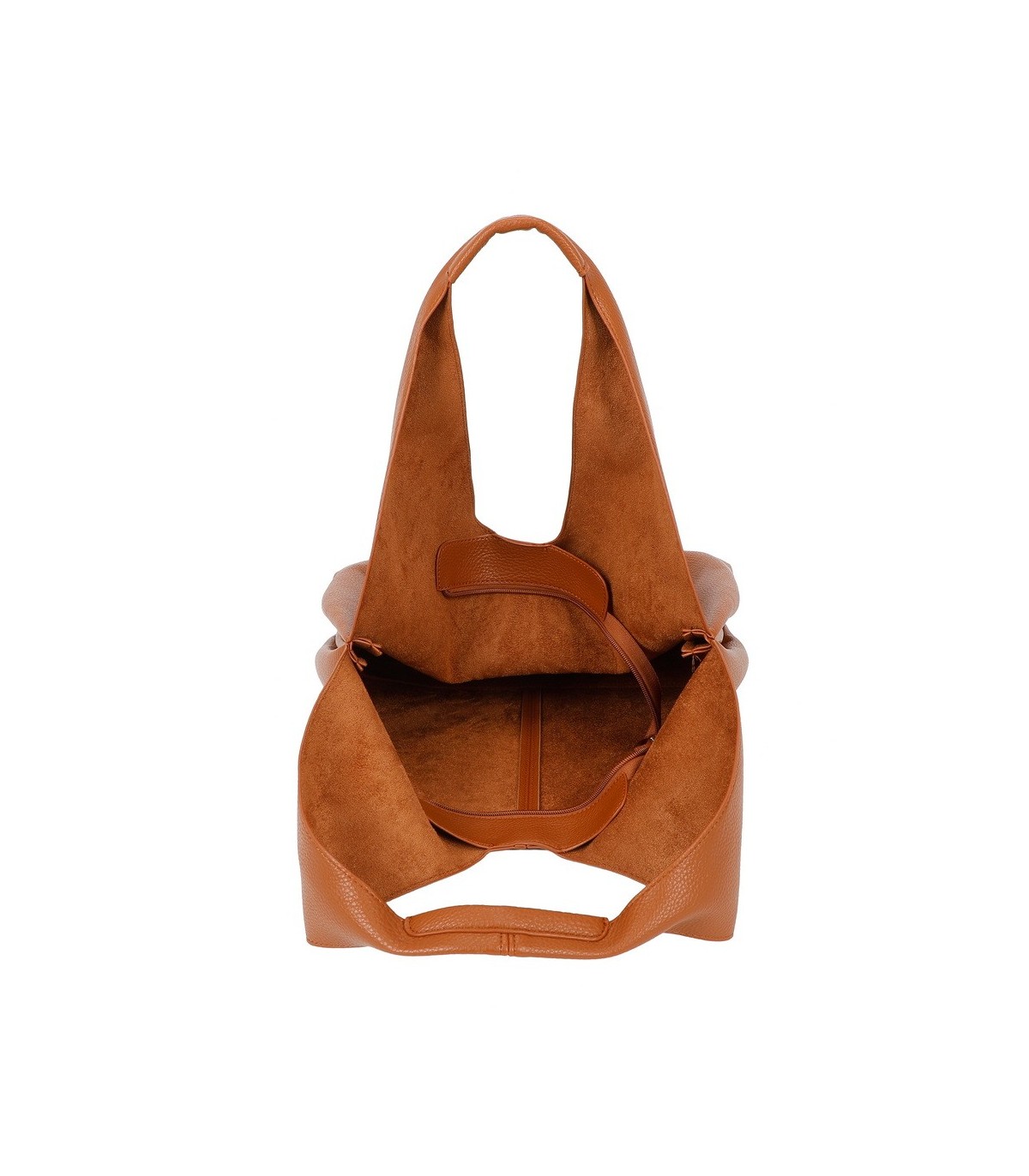 T11755 - Bolso de con neceser y asas grandes