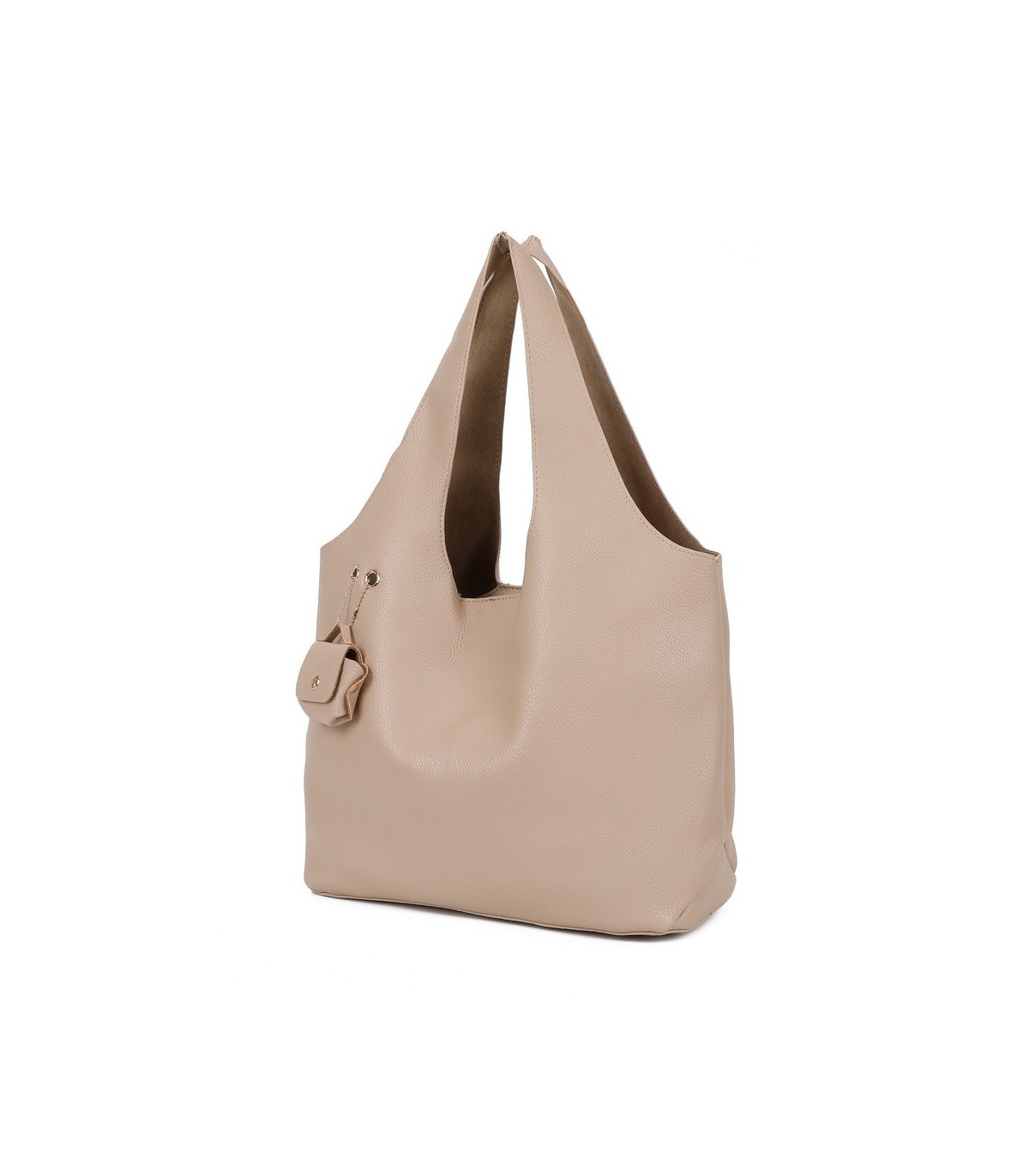 T11756 - Bolso rectangular de asas grandes con neceser y monedero