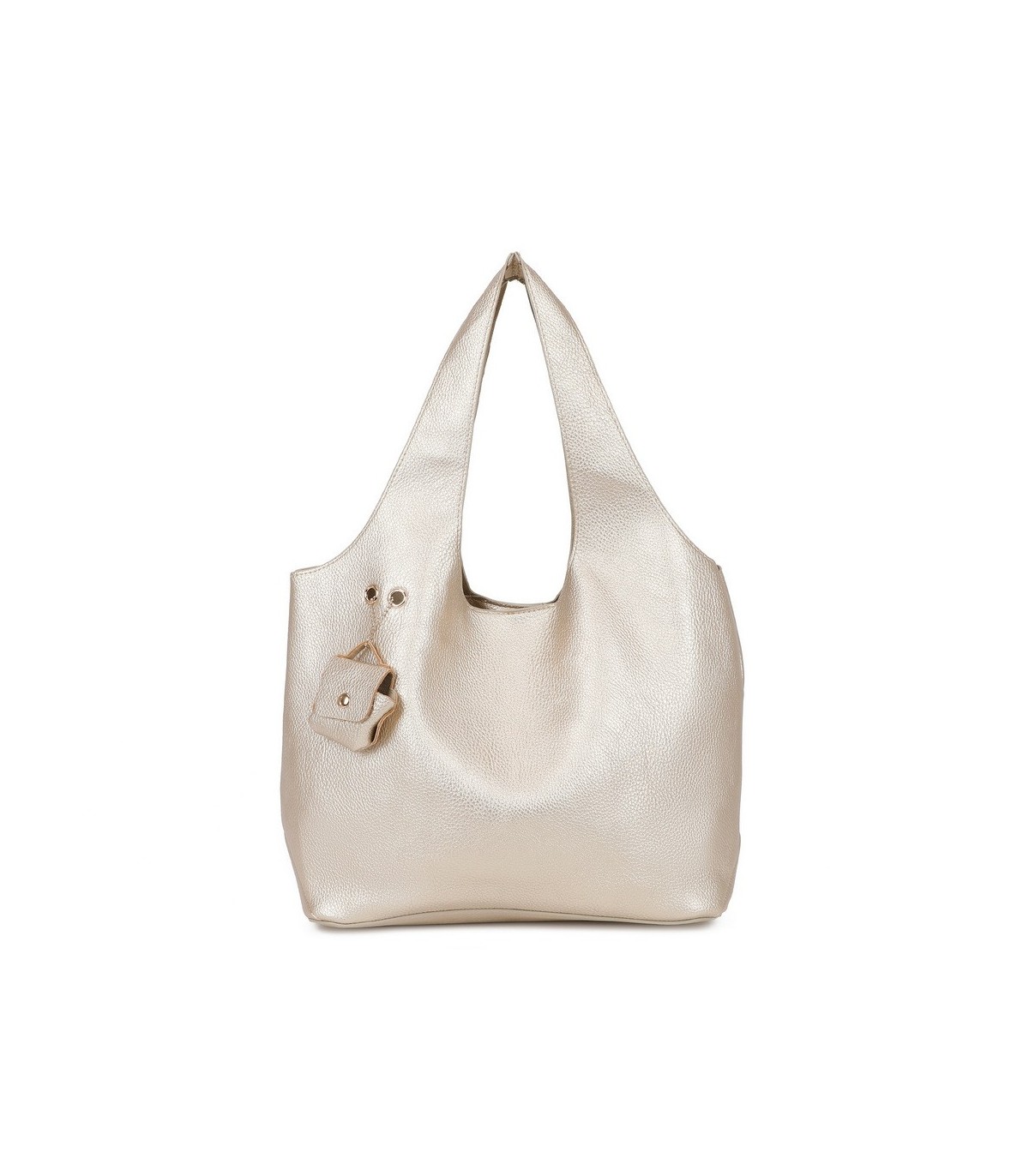 T11756 - Bolso rectangular de asas grandes con neceser y monedero