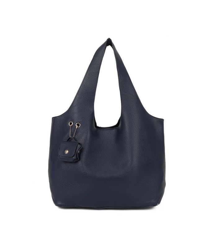 T11756 - Bolso rectangular de asas grandes con neceser y monedero