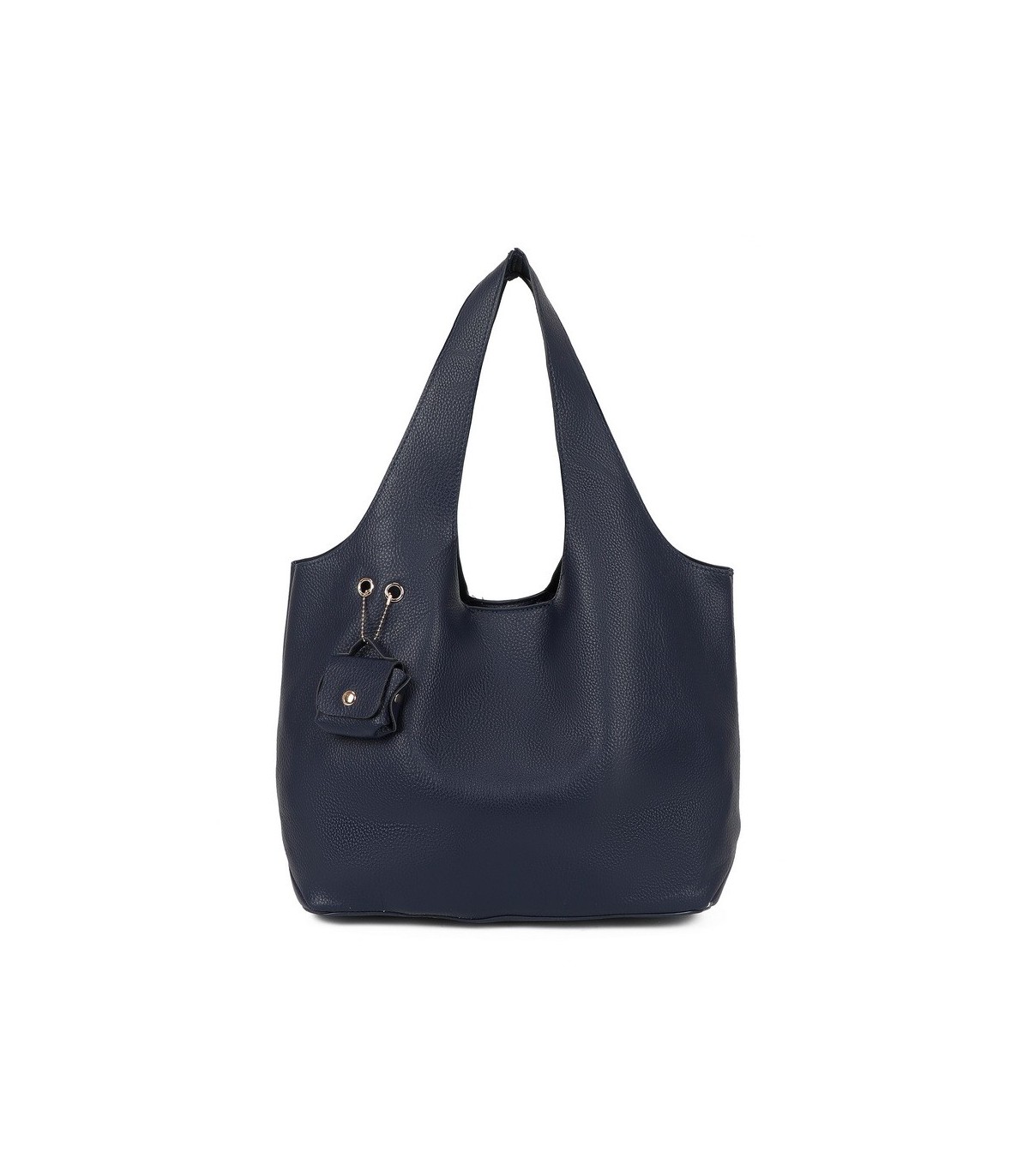 T11756 - Bolso rectangular de asas grandes con neceser y monedero