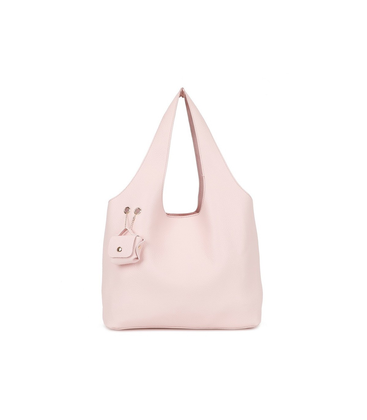 T11756 - Bolso rectangular de asas grandes con neceser y monedero
