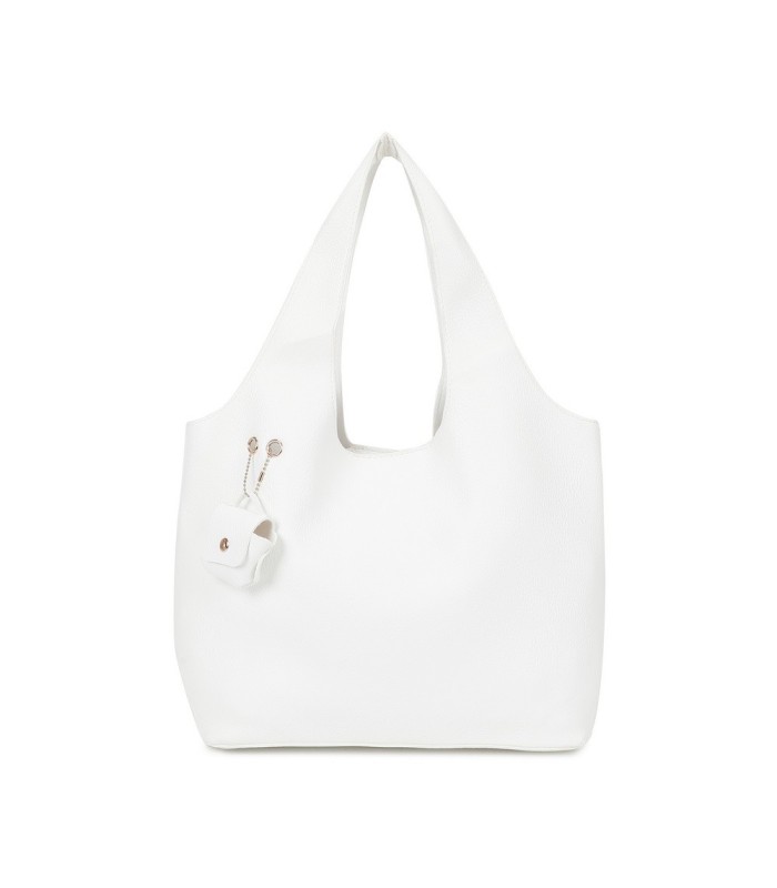T11756 - Bolso rectangular de asas grandes con neceser y monedero