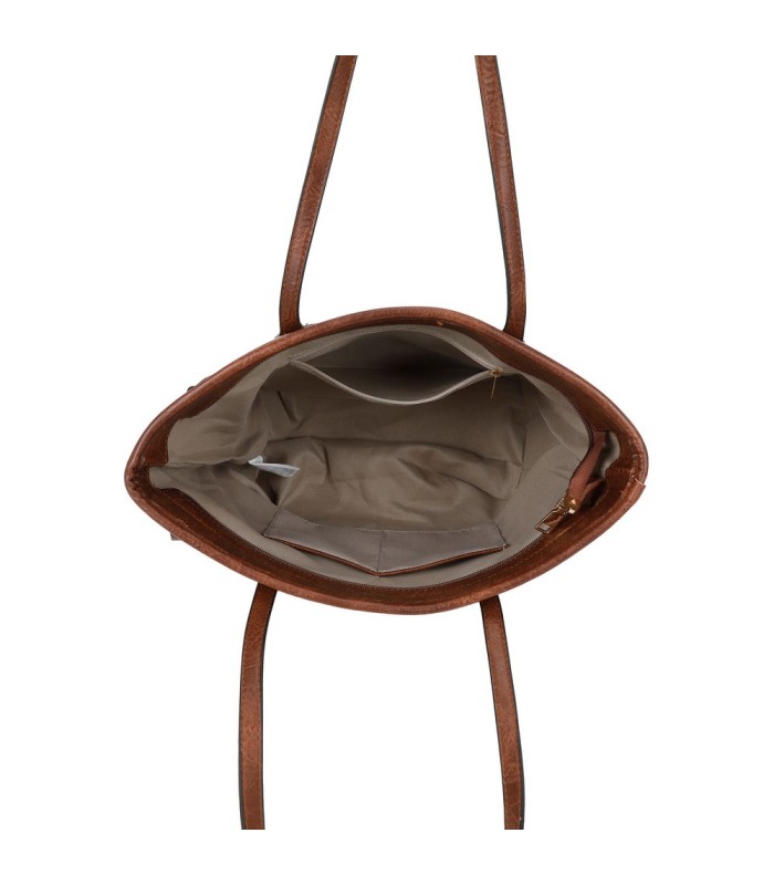 T11733 - Bolso de hombro con bordado de sol