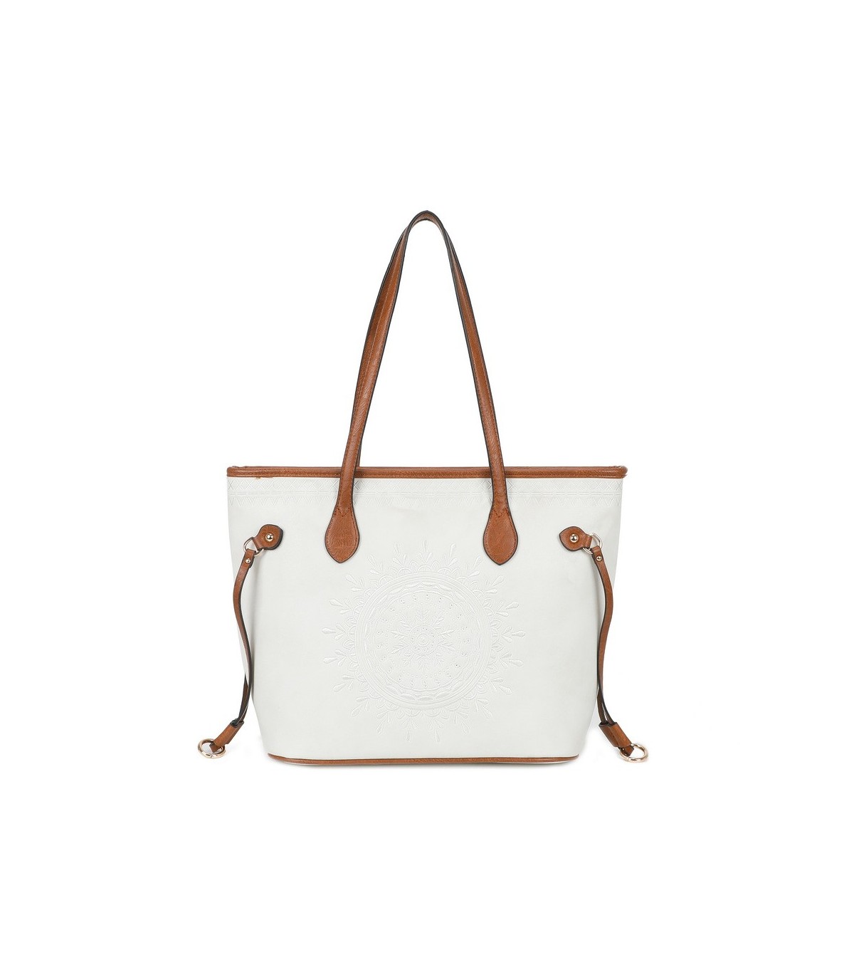 T11733 - Bolso de hombro con bordado de sol