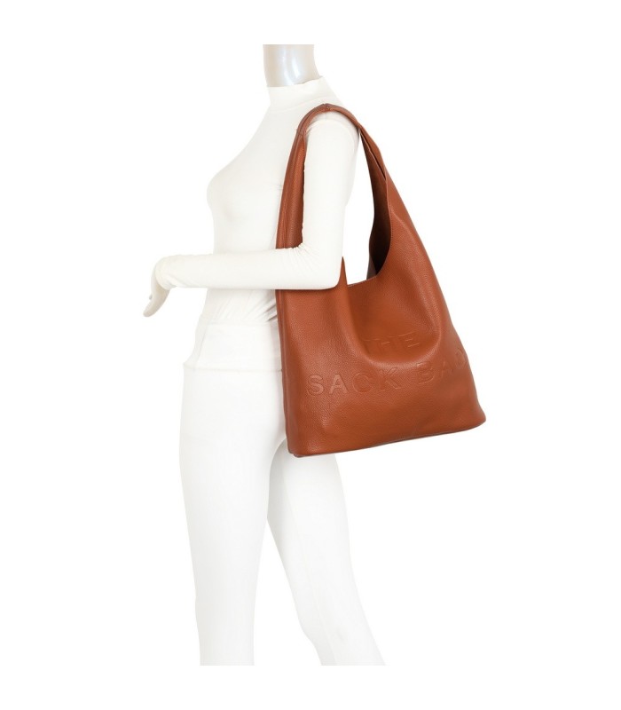 T11758 - Bolso de asa grande con letras marcadas