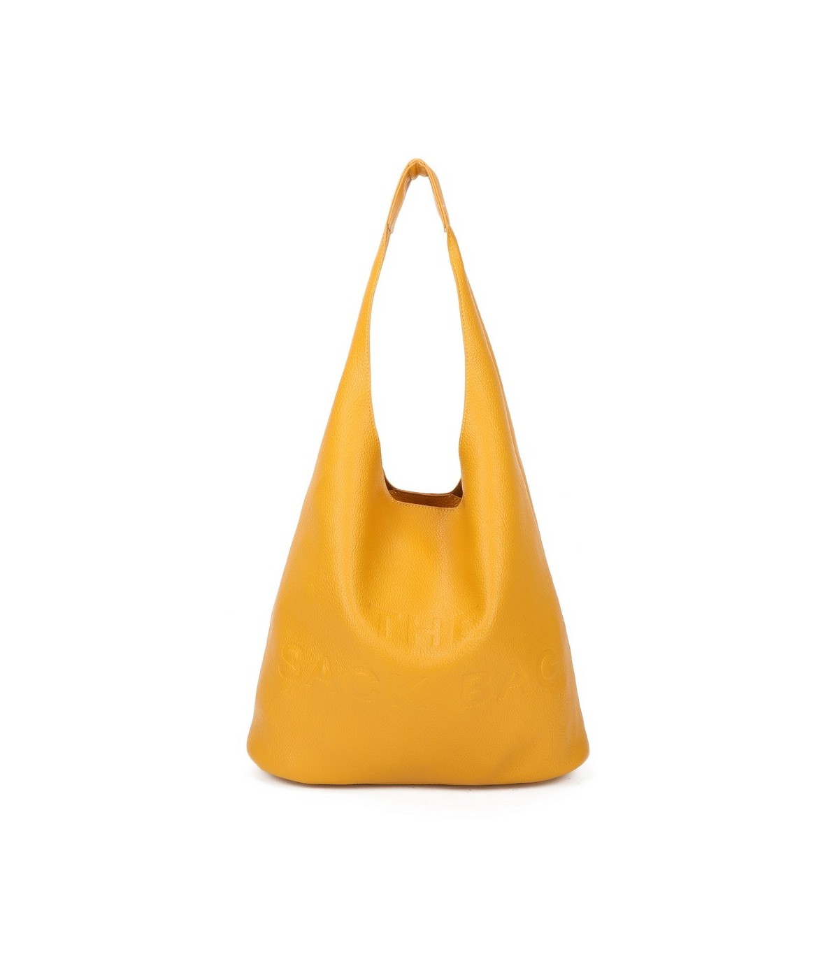 T11758 - Bolso de asa grande con letras marcadas