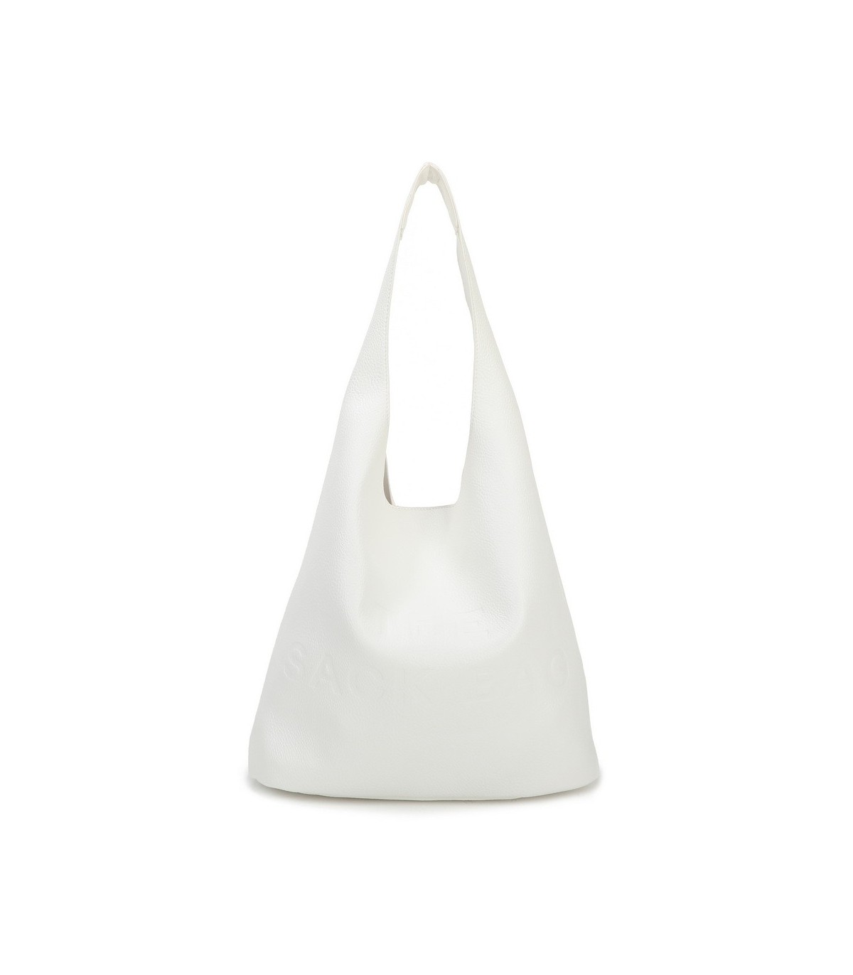 T11758 - Bolso de asa grande con letras marcadas