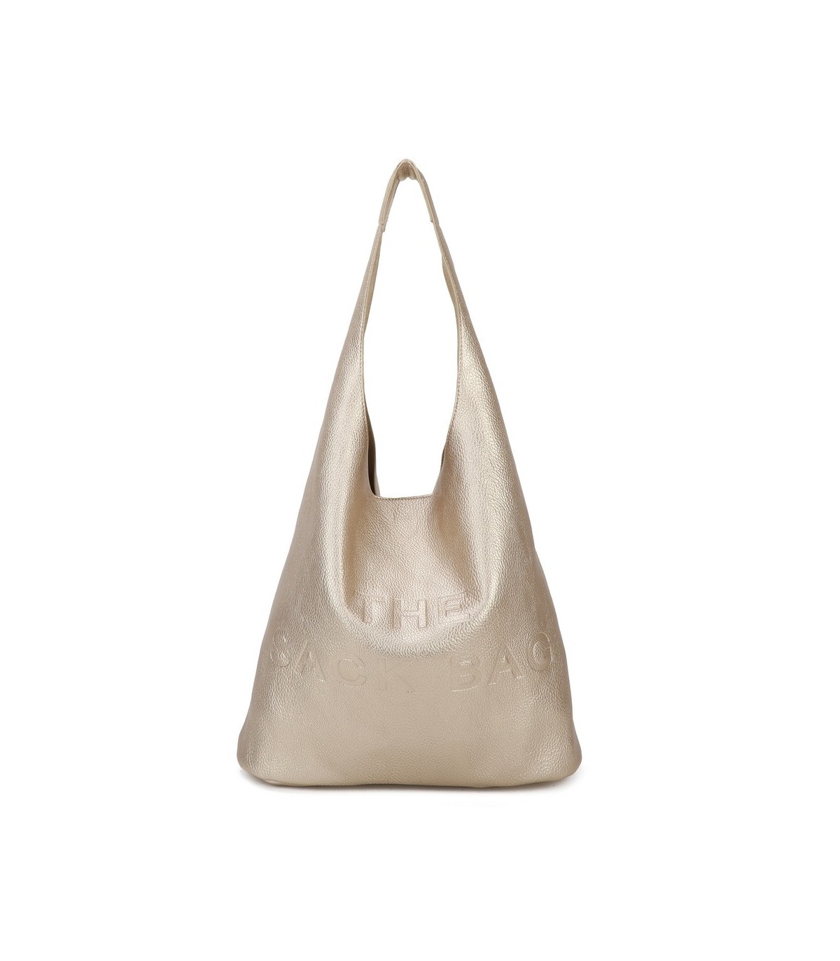 T11758 - Bolso de asa grande con letras marcadas