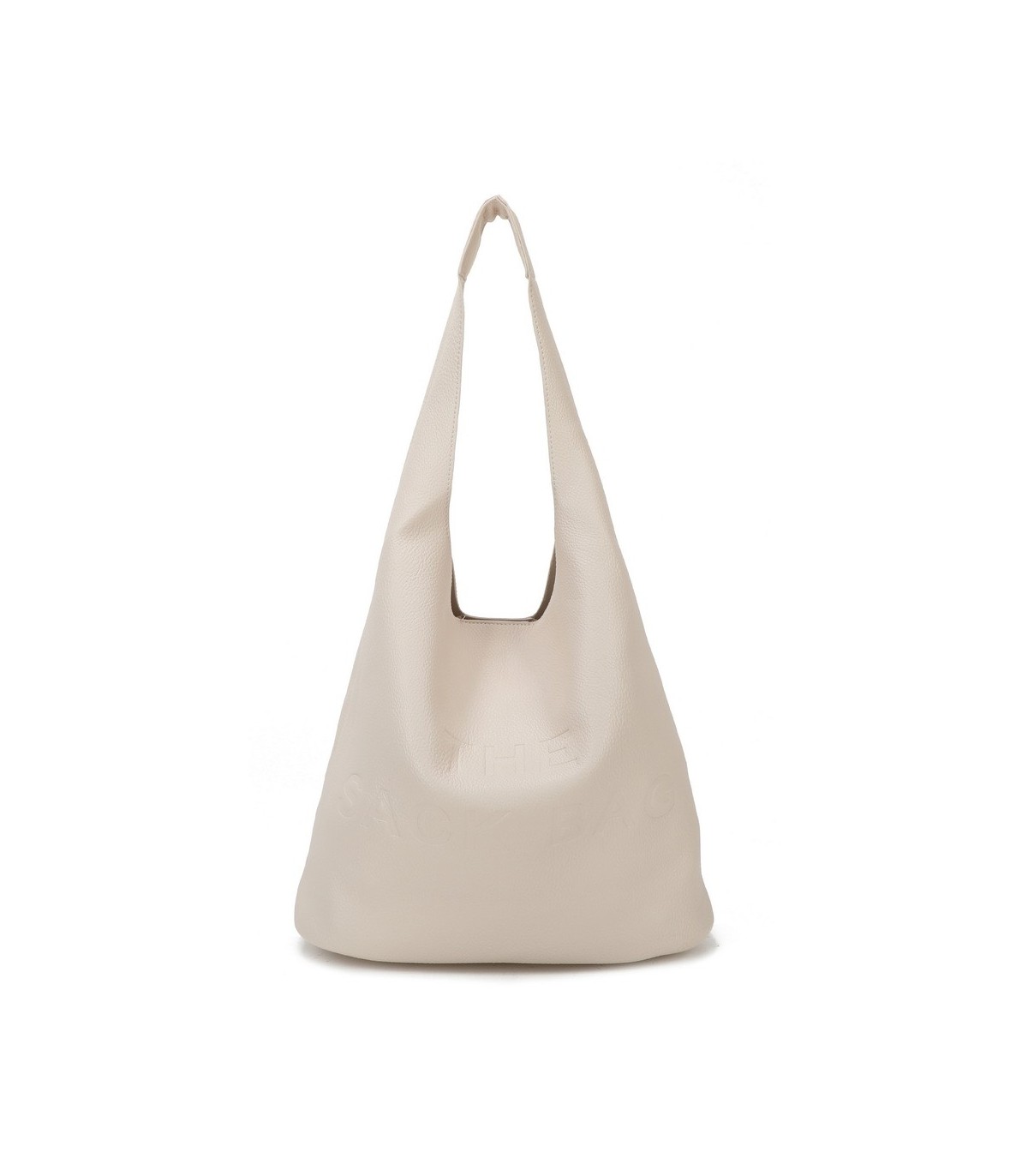 T11758 - Bolso de asa grande con letras marcadas