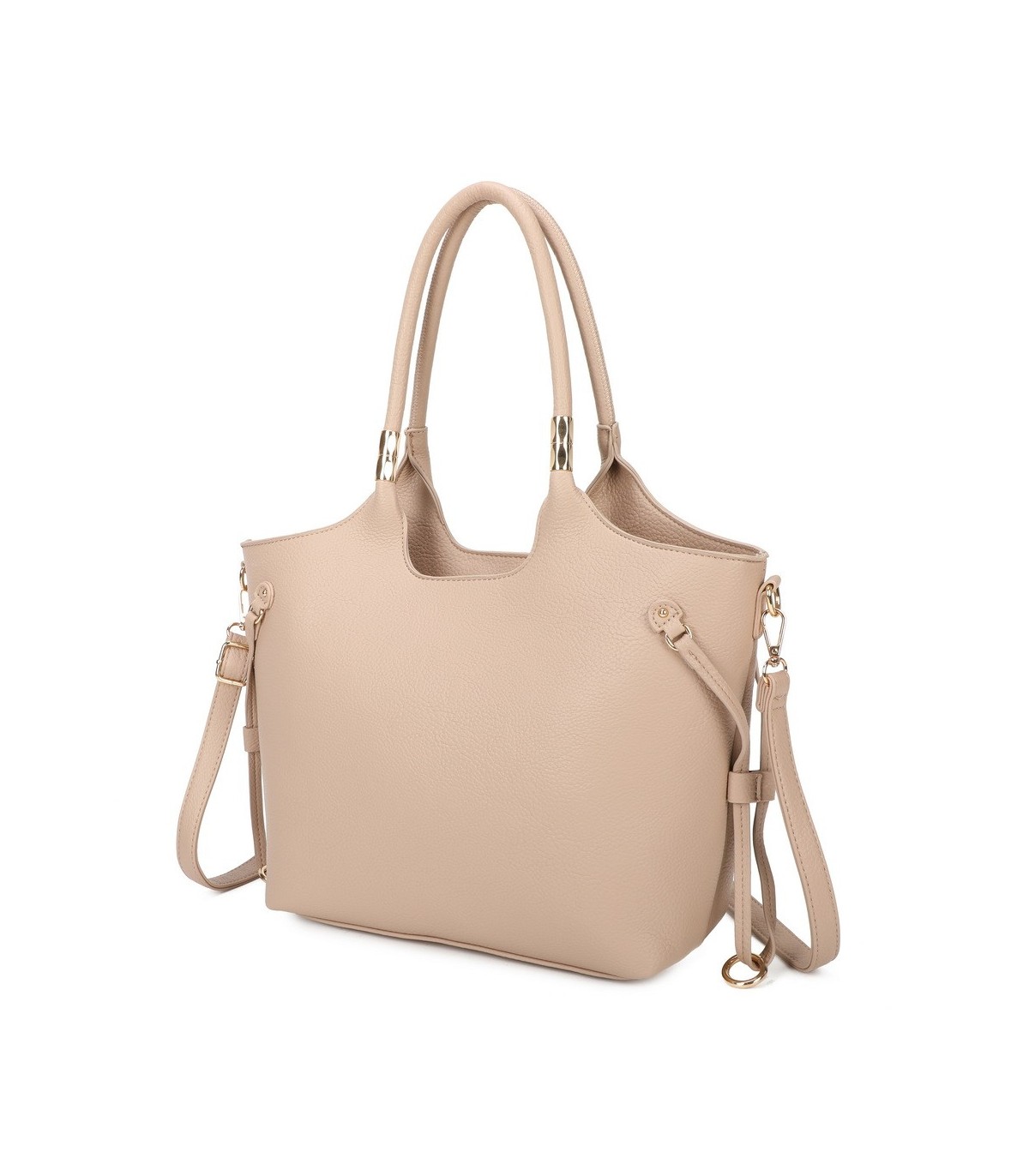 T11763 - Bolso con bandolera y asa decorada