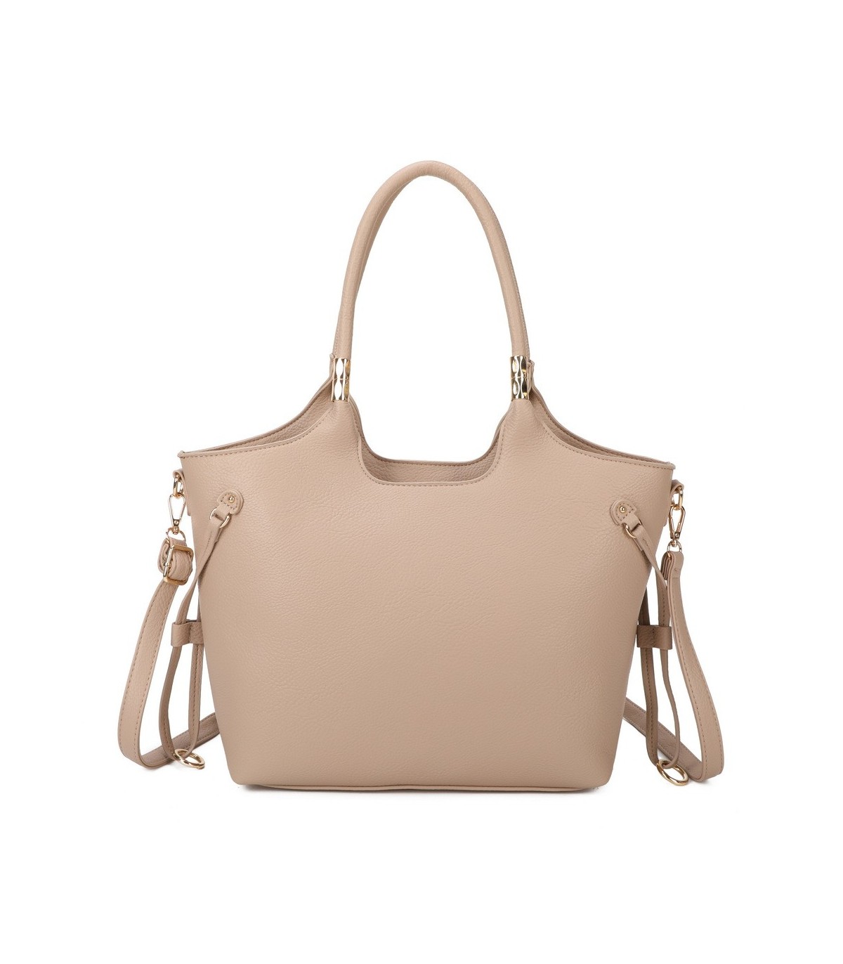 T11763 - Bolso con bandolera y asa decorada