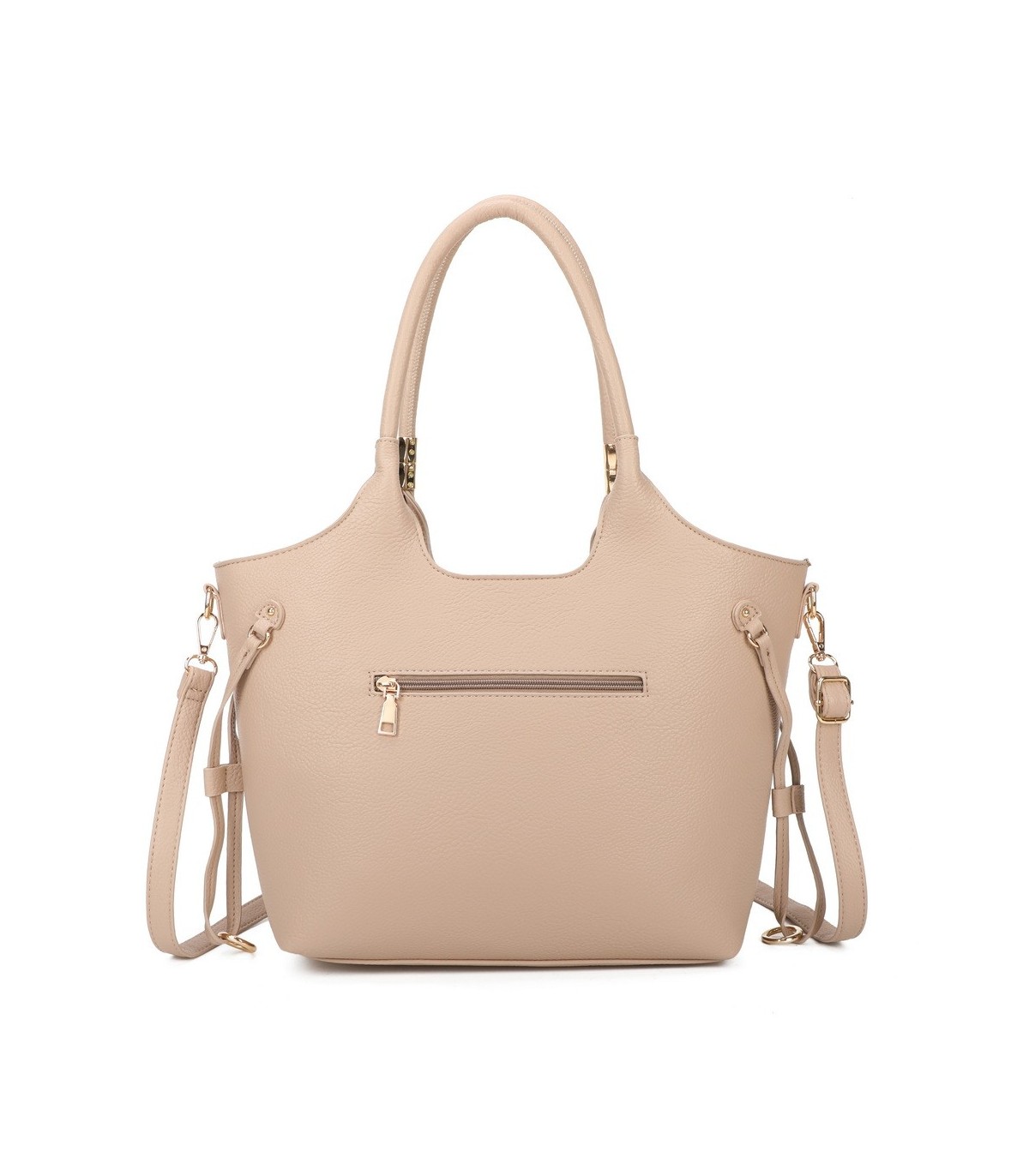 T11763 - Bolso con bandolera y asa decorada