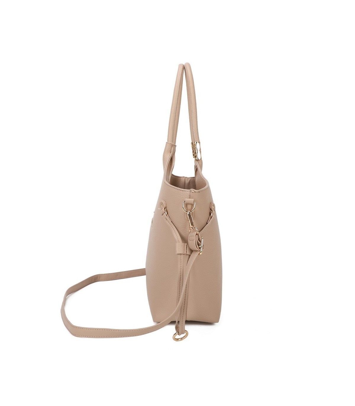 T11763 - Bolso con bandolera y asa decorada