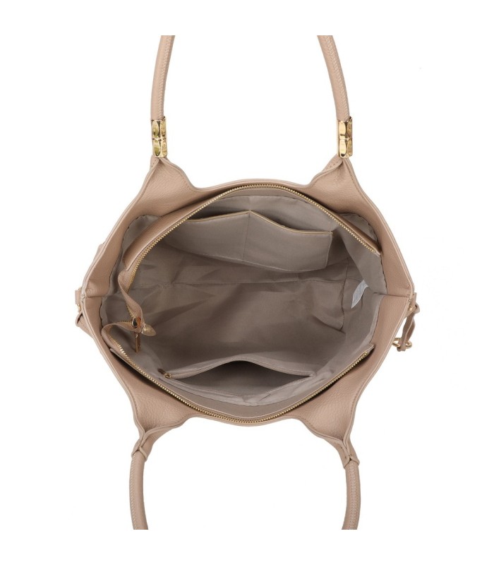 T11763 - Bolso con bandolera y asa decorada