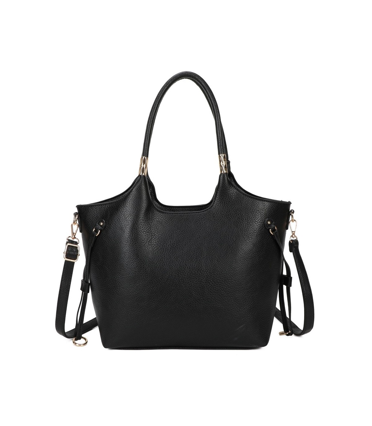 T11763 - Bolso con bandolera y asa decorada