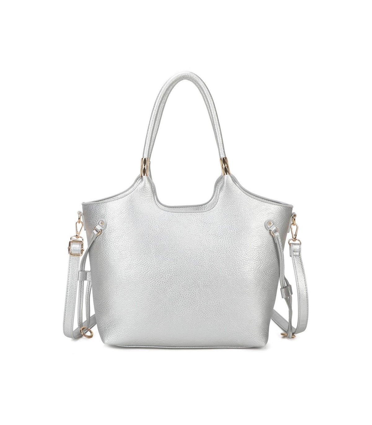 T11763 - Bolso con bandolera y asa decorada