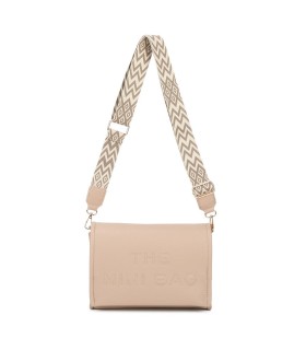 T11764 - Bolso mini con bandolera de picos de colores