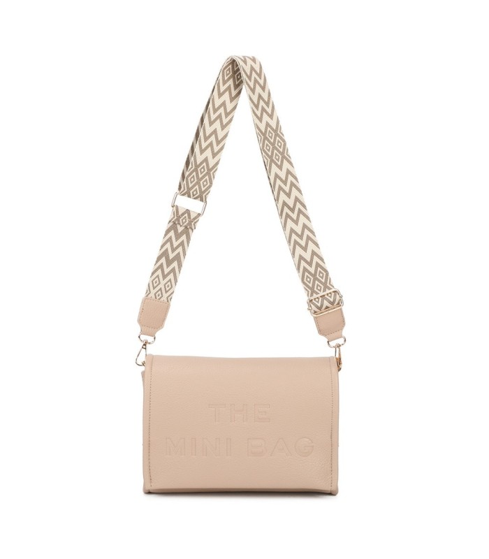 T11764 - Bolso mini con bandolera de picos de colores