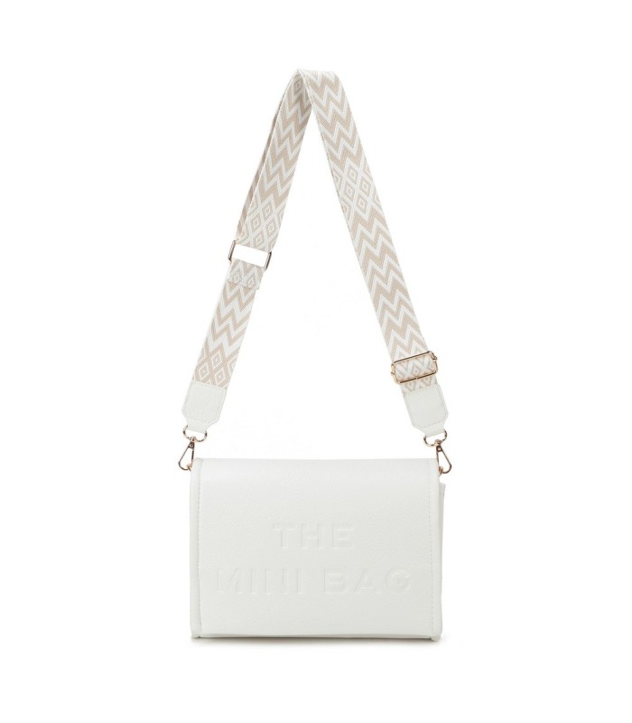 T11764 - Bolso mini con bandolera de picos de colores