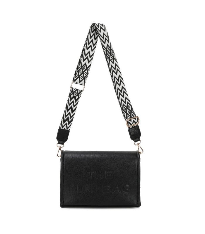 T11764 - Bolso mini con bandolera de picos de colores