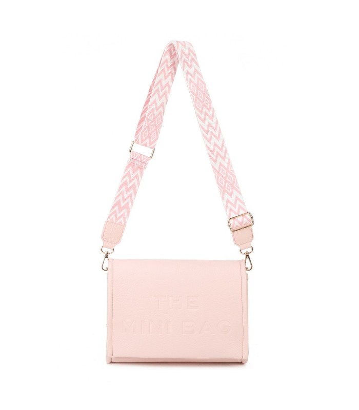 T11764 - Bolso mini con bandolera de picos de colores