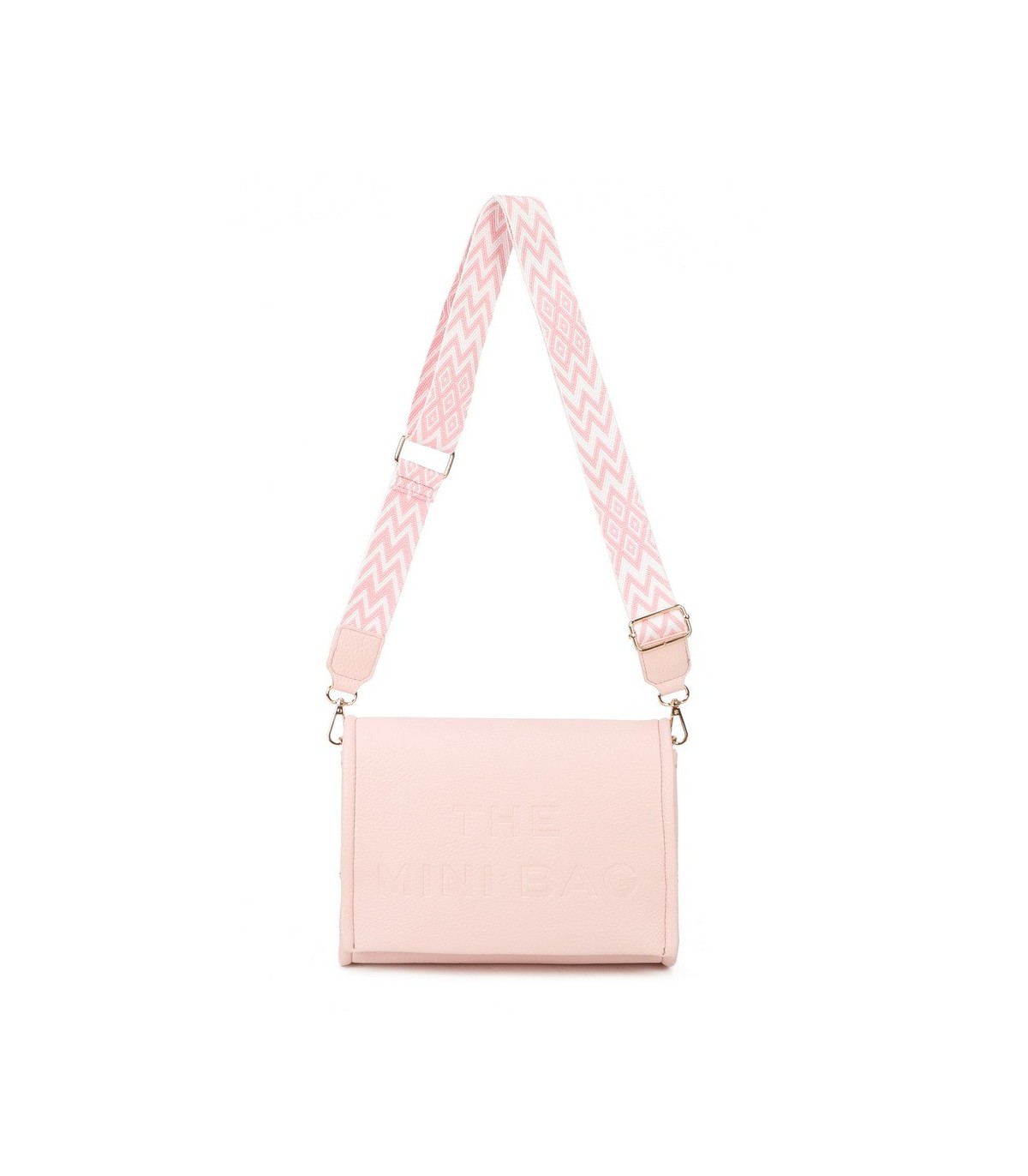 T11764 - Bolso mini con bandolera de picos de colores