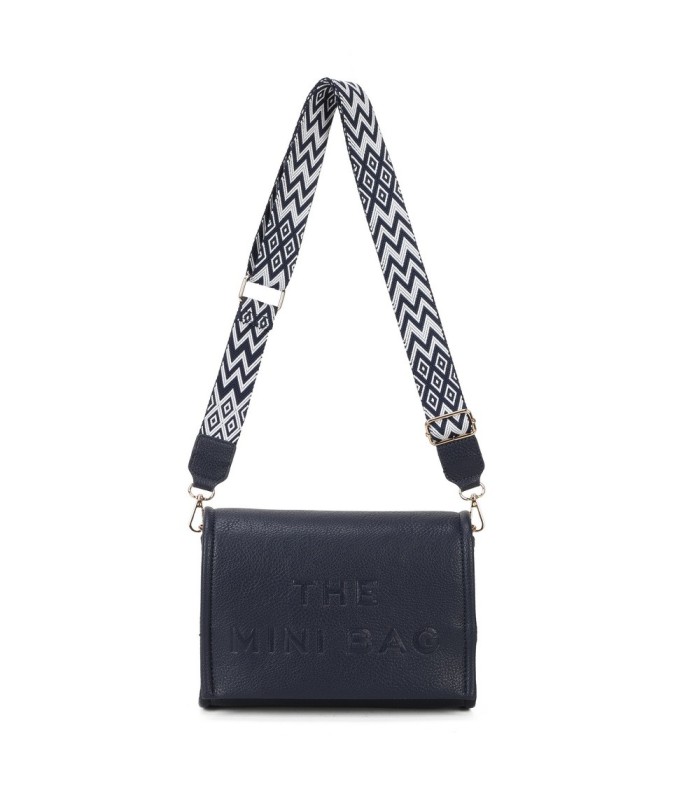 T11764 - Bolso mini con bandolera de picos de colores