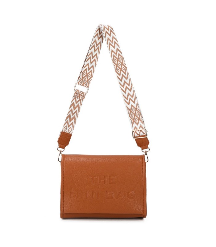 T11764 - Bolso mini con bandolera de picos de colores