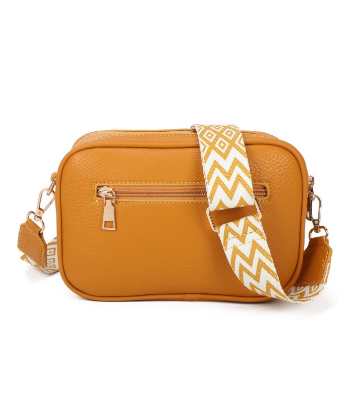 T11766 - Bolso bandolera con motivos geométricos