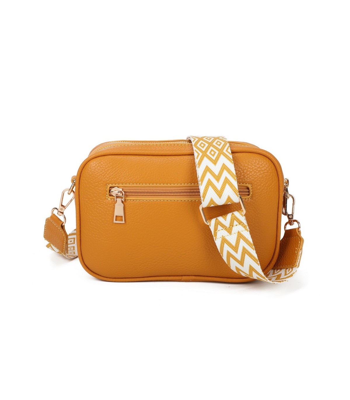 T11766 - Bolso bandolera con motivos geométricos
