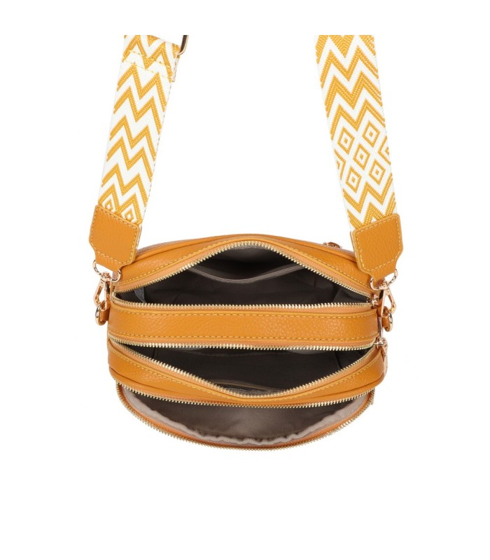 T11766 - Bolso bandolera con motivos geométricos