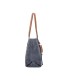 T11725 - Bolso de hombro con monedero y textura de hojas