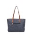 T11725 - Bolso de hombro con monedero y textura de hojas