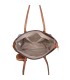 T11725 - Bolso de hombro con monedero y textura de hojas
