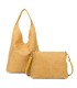 T11728 - Bolso hombro con asa grande y gran compartimento con neceser a juego