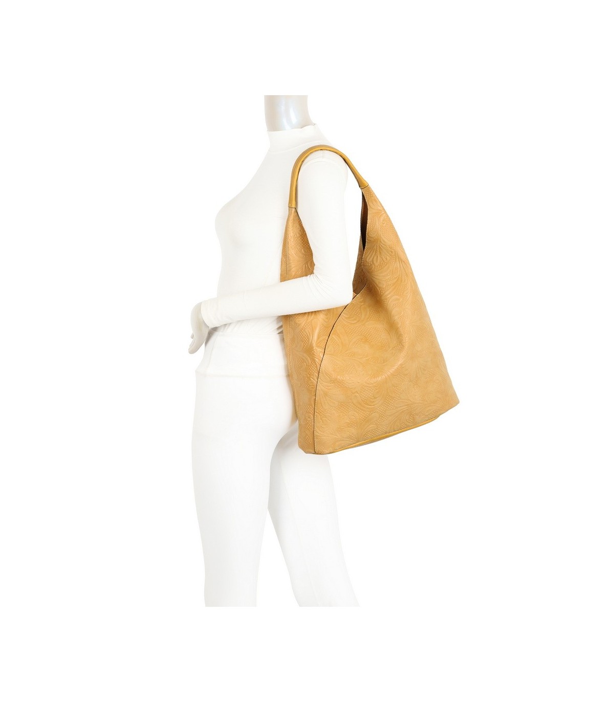 T11728 - Bolso hombro con asa grande y gran compartimento con neceser a juego