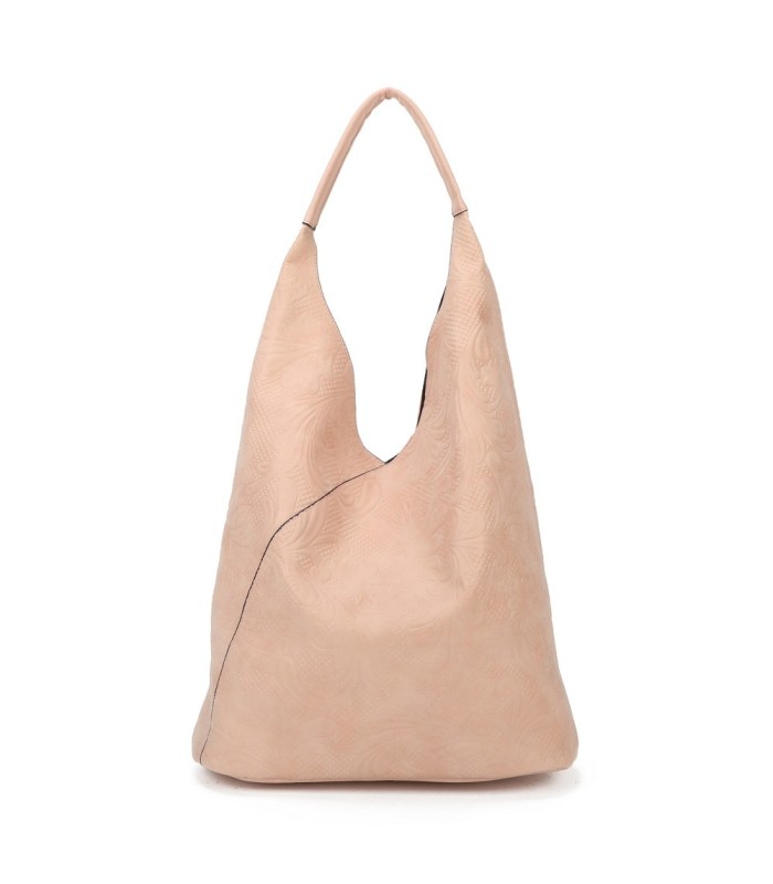 T11728 - Bolso hombro con asa grande y gran compartimento con neceser a juego