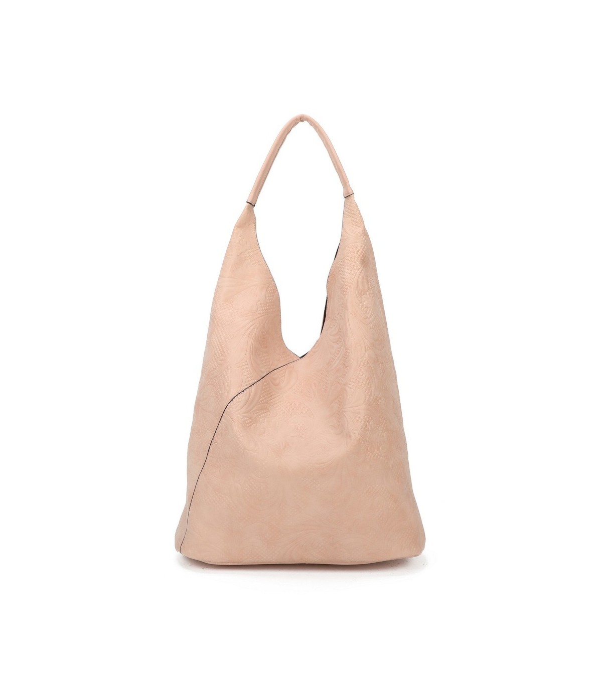 T11728 - Bolso hombro con asa grande y gran compartimento con neceser a juego