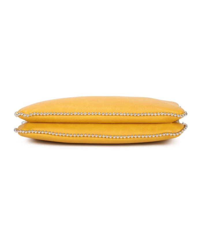 SG001 -  Bolso bandolera para mujer con cadena plateada y dos compartimentos