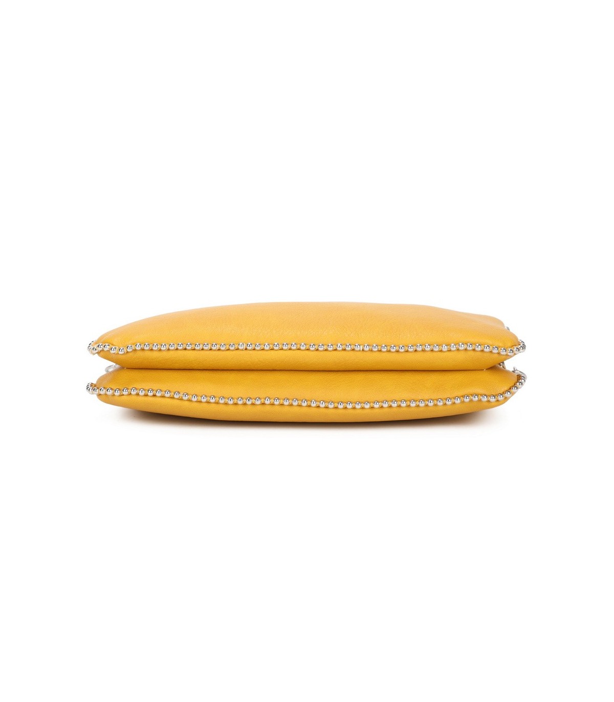 SG001 -  Bolso bandolera para mujer con cadena plateada y dos compartimentos