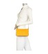 SG001 -  Bolso bandolera para mujer con cadena plateada y dos compartimentos