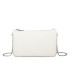 SG001 -  Bolso bandolera para mujer con cadena plateada y dos compartimentos
