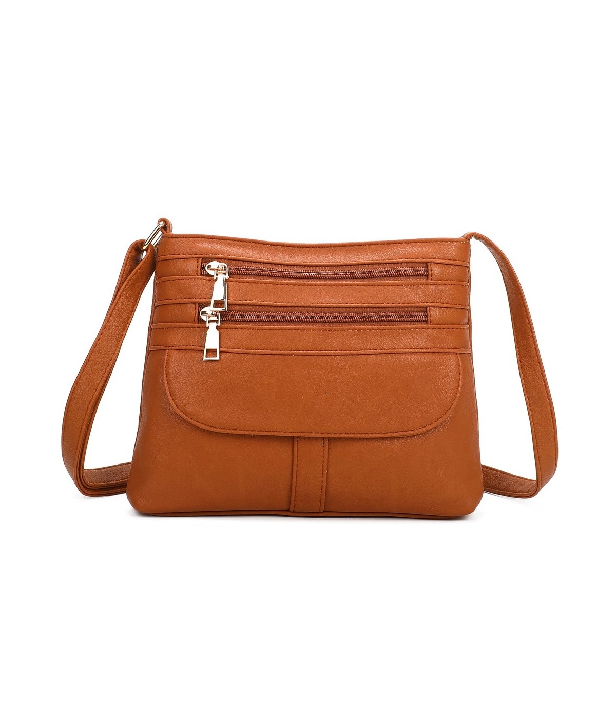 T11800 - Bolso cuadrado con bandolera y múltiples bolsillos