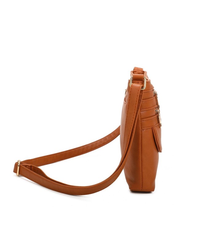T11800 - Bolso cuadrado con bandolera y múltiples bolsillos